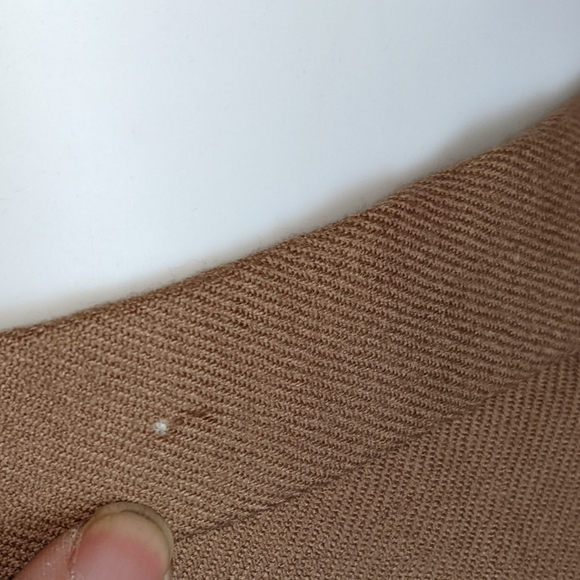 Pendleton | Tan Skirt 100% Virgin Wool Zip Back 2 Front Pockets Full Lining 12 - Picture 9 of 15